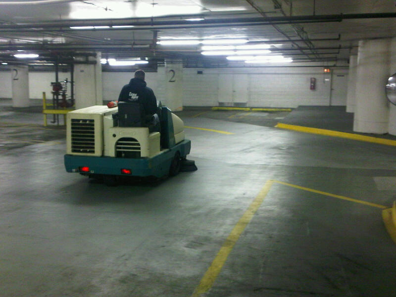 Power Floor Sweeping & Scrubbing